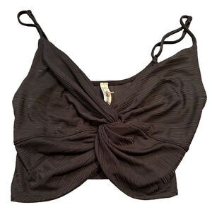 Free People black knot Crop Top sz M